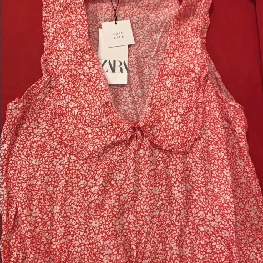 Zara oversized Peter pan collar dress - Picture 8 of 9